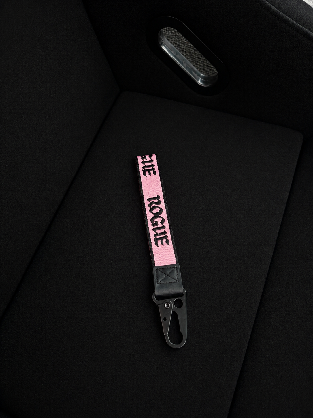 Pink wrist strap