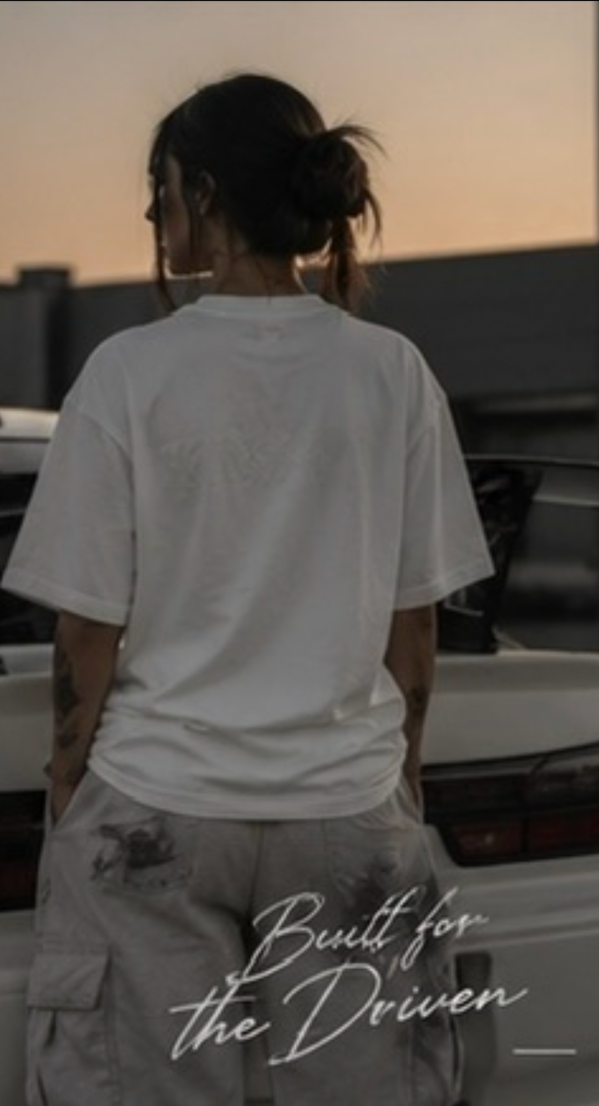 The dimension tee - White/cream