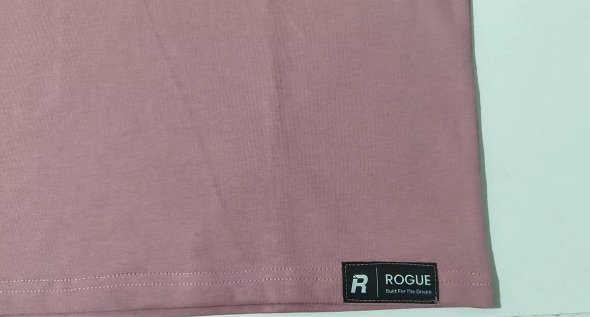 Micro R tee - dusty pink