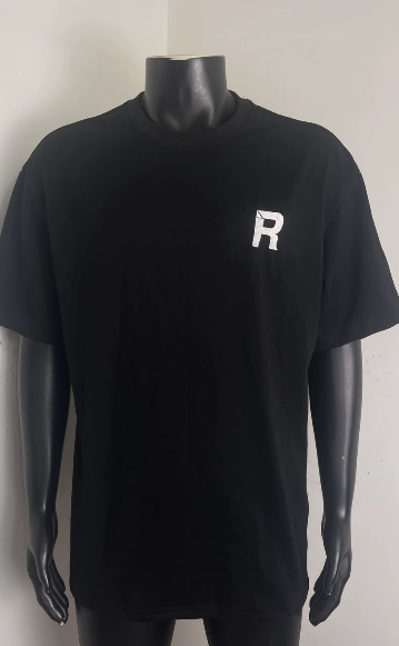 Micro R tee - black